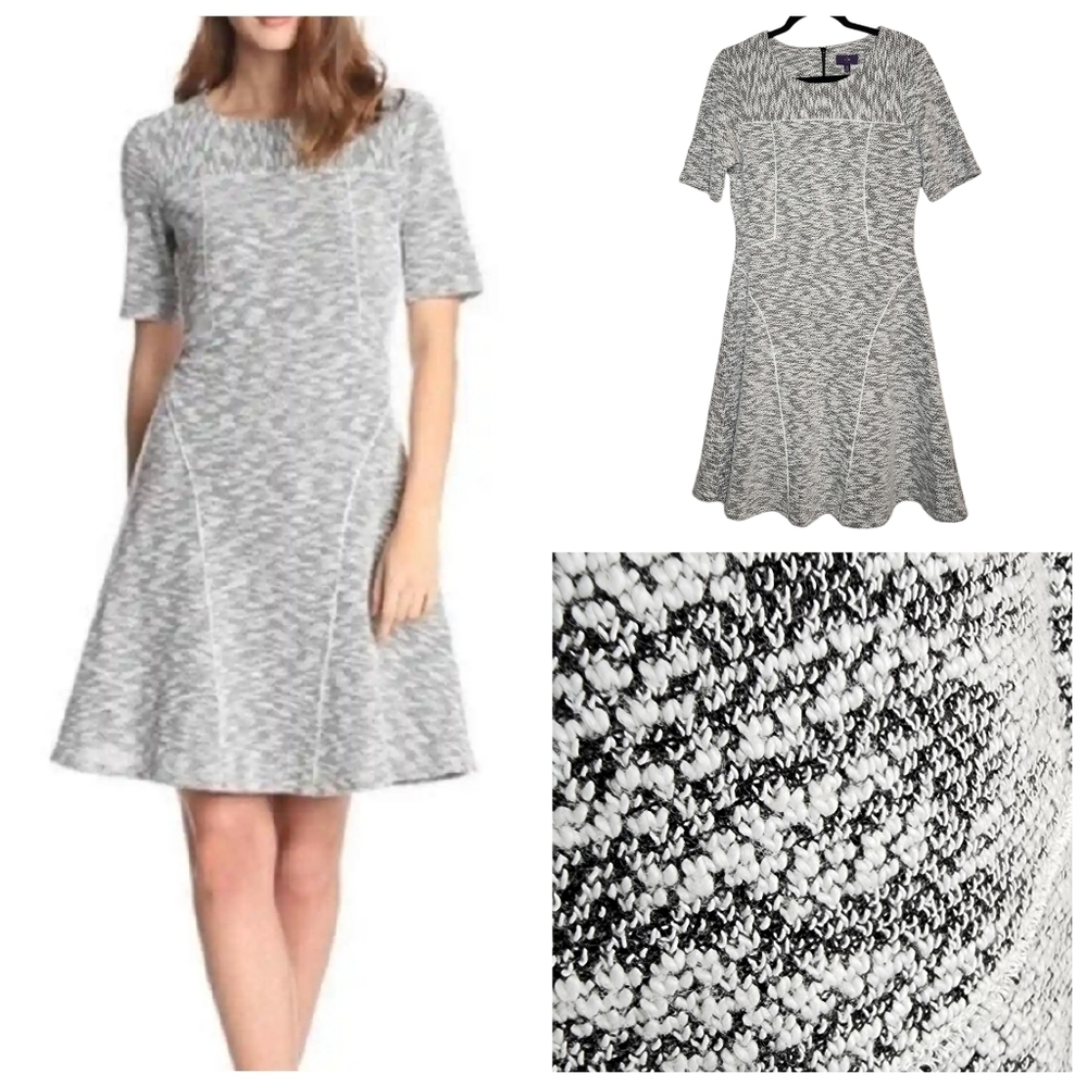 NYDJ slubbed knit sweater dress